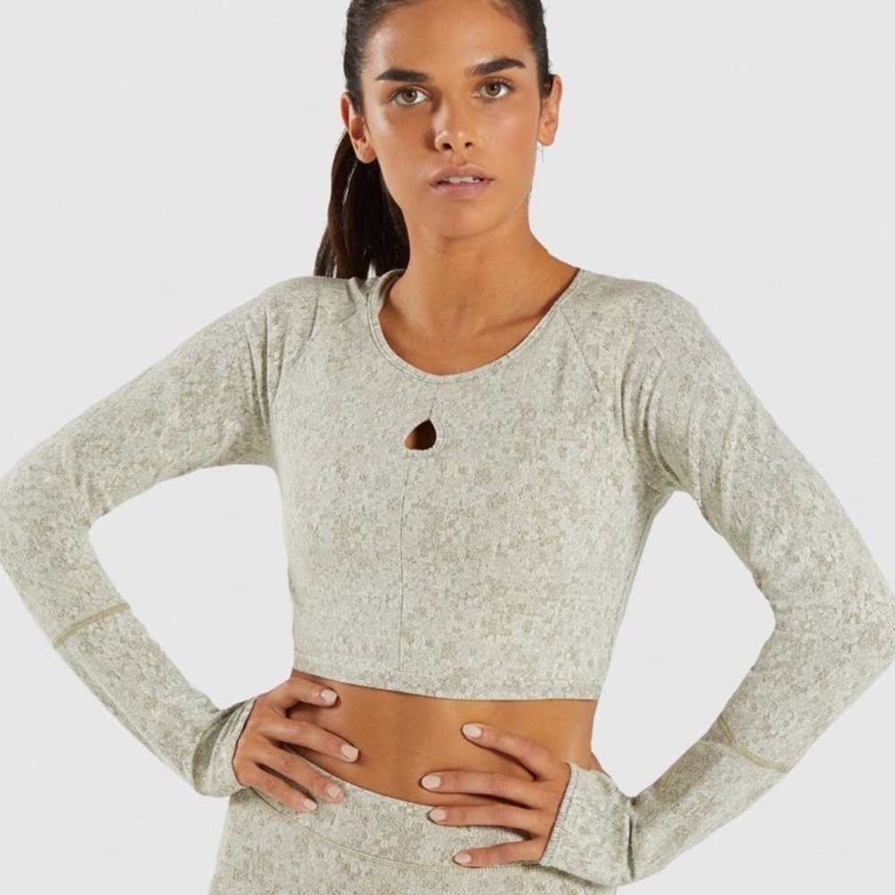 Gymshark Fleur Texture Top